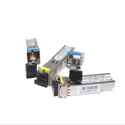 SFP Gibgabit Ethernet SC/LC Single Connector Optional 1.25G SFP 60km SFP-BX-D/U-S60 1310/1550nm