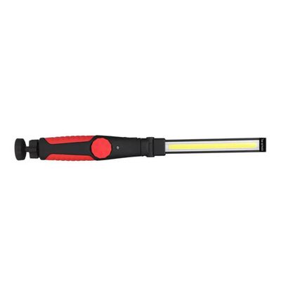 Hoement Multifunctional Cob Led Work Light Rechargeable Rotatable Magnetic Flashlight for Car Inspection and Emergency Repairs for Camping Fishing and Outdoor Use Red
