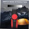 Hoement Multifunctional Cob Led Work Light Rechargeable Rotatable Magnetic Flashlight for Car Inspection and Emergency Repairs for Camping Fishing and Outdoor Use Red view 2