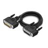 DB44 Connection Line, Male to Female Extension Line 3 Rows 44 Pin Data Line Programmer Signal Line Pure Copper(1.5m,Male to Male) view 2