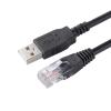 RIQVFAEUN USB to RJ45 RS232 Serial Adapter for Router Converter with Magnetic Ring view 1