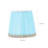 jojofuny 1pc Cloth Lampshade Blue Decorative Cover for Ceiling and Wall Lamps Easy to Clean Fabric Shade for Living Room Bedroom Study and Boys and Girls Room view 2