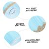 jojofuny 1pc Cloth Lampshade Blue Decorative Cover for Ceiling and Wall Lamps Easy to Clean Fabric Shade for Living Room Bedroom Study and Boys and Girls Room view 3