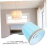 jojofuny 1pc Cloth Lampshade Blue Decorative Cover for Ceiling and Wall Lamps Easy to Clean Fabric Shade for Living Room Bedroom Study and Boys and Girls Room view 4