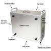 LD-Teemm 210 Aluminum Chassis, Industrial Chassis, Aluminum, DIY Computer Chassis, with Sandblasted Oxidized Surface, Silver-White, Size: 80 * 220 * 260mm. view 3