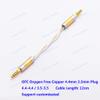 Zeatop Hendar 6N Liquid Nitrogen Pure Silver Palladium + Copper Silver Alloy Upgrade Headphone Cable OFC Oxygen Free Copper 4.4mm 5Male to 4.4mm Male 5Pole Balanced Audio Plug Record Conversion Wire view 4