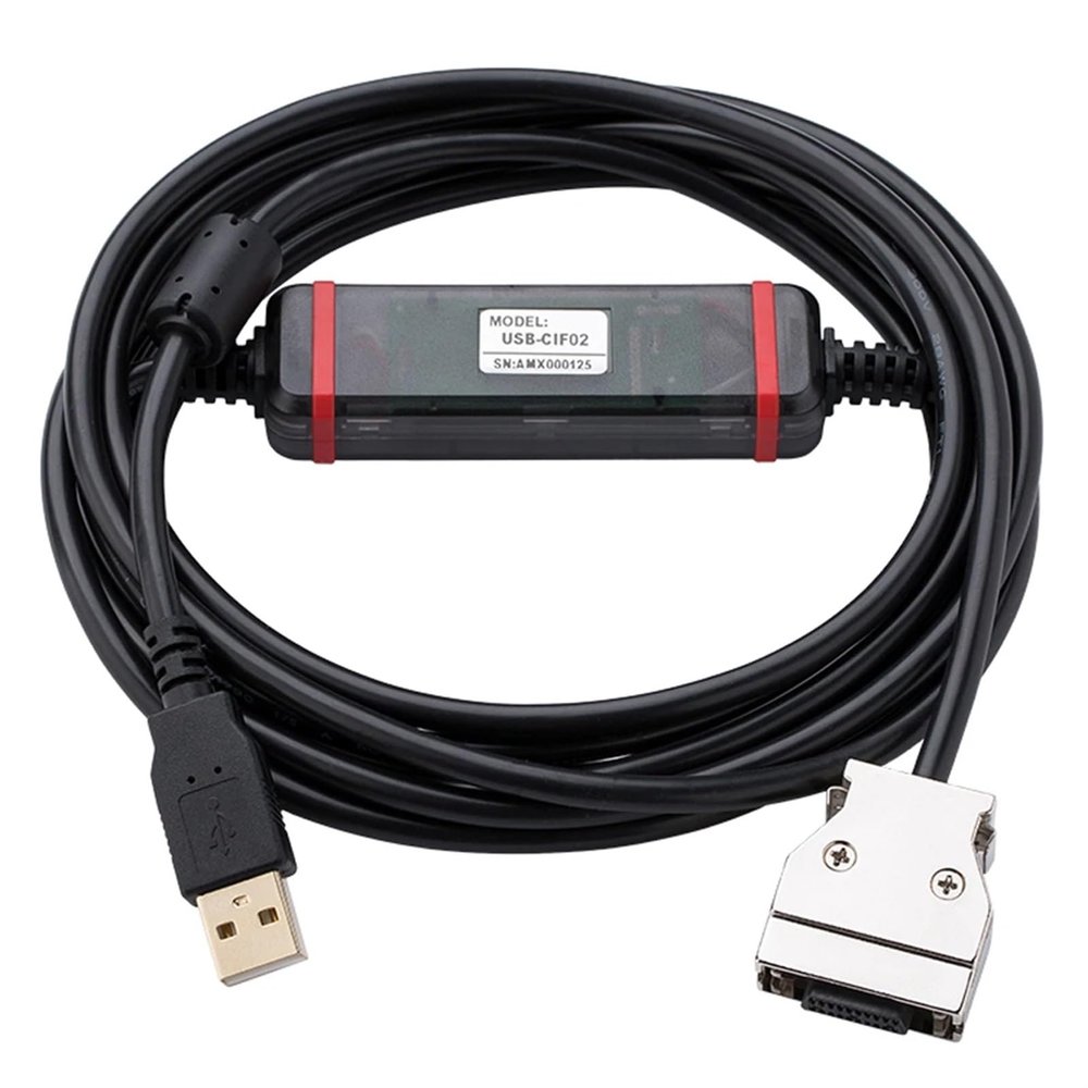 USB-CIF02 Adapter for CPM1/CPM1A/CPM2A/CPM2AH/C200HS/C200HX/HG/HE CQM1 Series PLC Programming Cable Data Download Line(FTDI)
