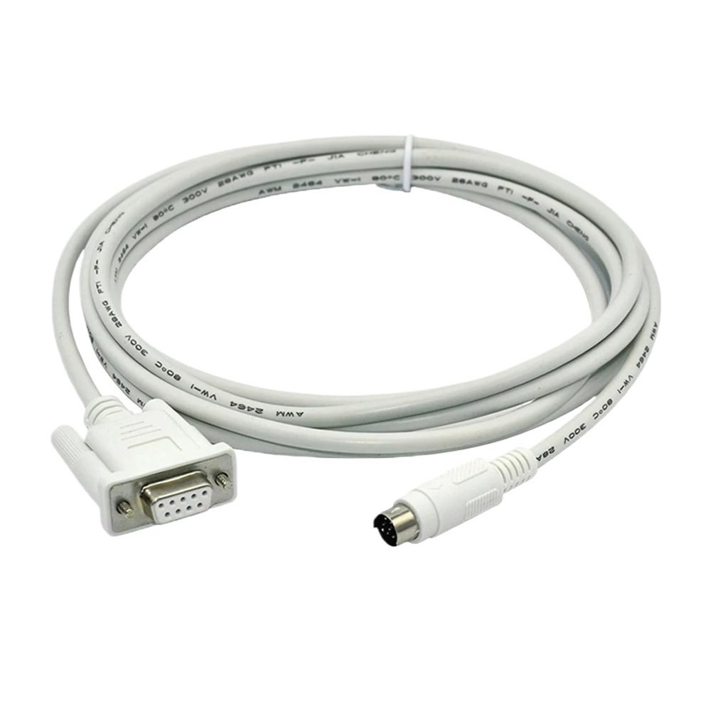 TPC-FX for MCGS TPC TPC1061/70 Touch Screen Programming Cable Connection FX3U 3G 3SA Series PLC Communication Line(10m)