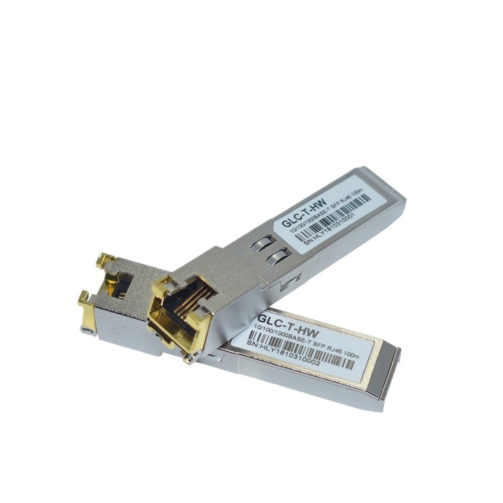 1000Base-T Gigabit RJ45 Copper SFP GLC-T/SFP-GE-T Fiber Optical Transceiver with RJ45 Connector