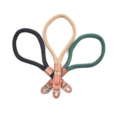 OSALADI 1pc Hand-woven Cotton Camera Wrist Band Bracelet Lightweight Camera Strap for Enthusiasts Retro Green Design for Easy Carrying and Comfort