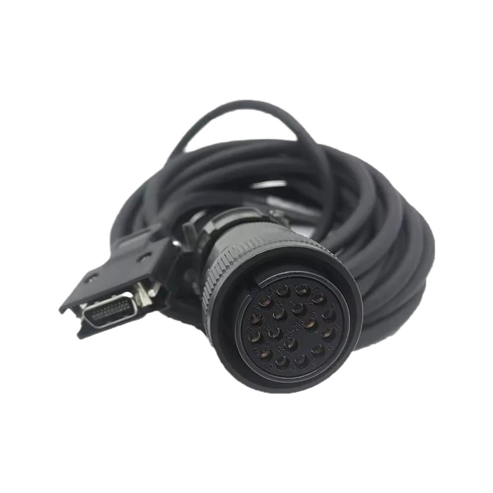 ETURBEV MR-JHSCBL3M-L for J2S Servo High Power Motor MR-JHSCBL5M-L MR-JHSCBL10M-L Encoder Line(12m,Elbow)