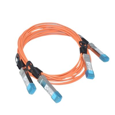 10G Cable 10G SFP+ to SFP+ OM3 5M Blue and Orange Active Optical Cable(5M 5pcs)
