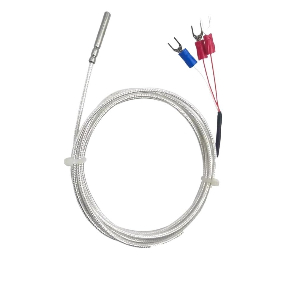 ETURBEV WZP-pt100 PT100 Temperature Sensor Probe Platinum Thermistor Precision Probe Anti Corrosion and Waterproof High Temperature(A Level 2m,0.3 Accuracy)