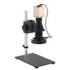 ZTBH Microscope Accessories Kit HD 1080P 1920x1080 40FPS HDMI VGA USB Digital Industrial Video Microscope Camera+ Adjustable LED Ring Light+Stand+100X Zoom Lens Microscope Slides (Color : 200X) view 1