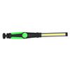 Hoement Multifunctional Cob Led Rechargeable Flashlight Magnetic Base Rotatable Design for Car Inspection Camping and Emergency Use Green view 1