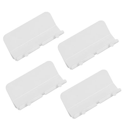 DOITOOL 4pcs Practical Cell Phone Charging Rack Adhesive Wall Bracket for Tablets No Drilling