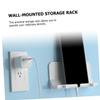 DOITOOL 4pcs Practical Cell Phone Charging Rack Adhesive Wall Bracket for Tablets No Drilling view 2
