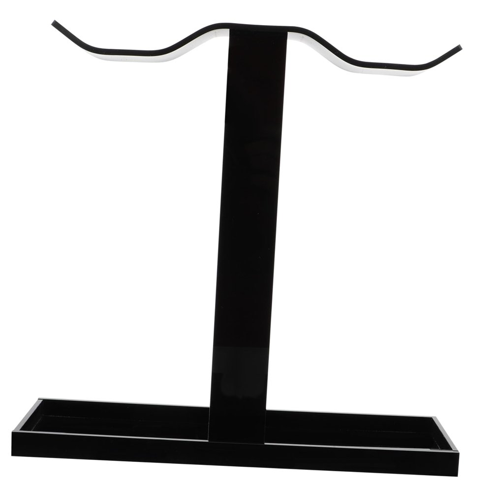 Angoily Acrylic Headphone Holder Stand Minimalist Earphone Hanger Bracket for Desk Organization Supports Various Headset Weights for Gaming and Home Office Use