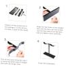 Angoily Acrylic Headphone Holder Stand Minimalist Earphone Hanger Bracket for Desk Organization Supports Various Headset Weights for Gaming and Home Office Use view 3