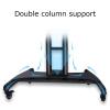 THEGA Heavy Duty TV Cart Stand - Mobile TV Mount Stand, Mobile TV Cart On Wheels, Low Height Monitor Cart, for 32-75 Inch Flat Curved Screen TV, Height Adjustable view 4