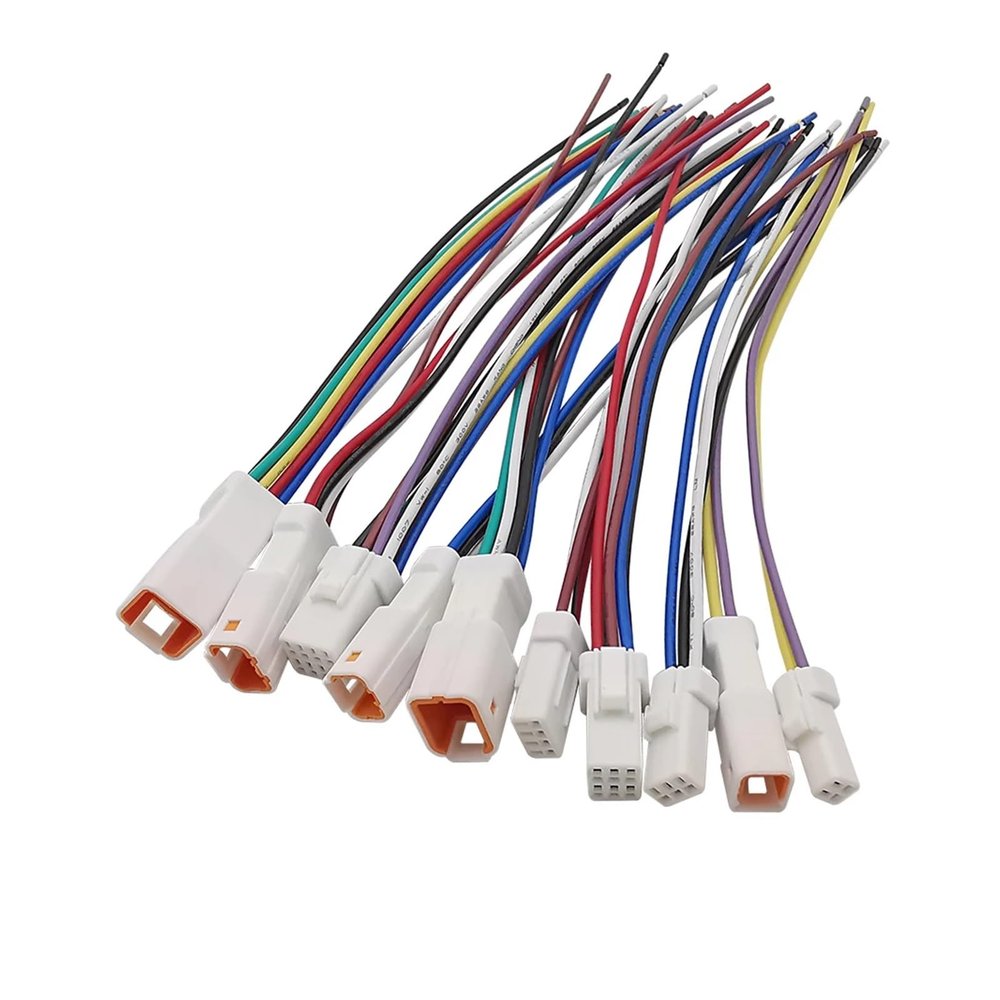 WENBIXIA 1Pair 2P/3/4/6/8 Pin Wire Connector JWPF JST Male Female Wires Cables Harness 22AWG 15CM (Color : 2Pin-1Pair)