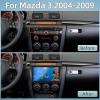 2+64G Car Radio for Mazda 3 2004-2009 - Wireless Carplay & Android Auto - 9 Inch Android 13 Stereo with WiFi/EQ/GPS + AHD Rear View Camera view 2