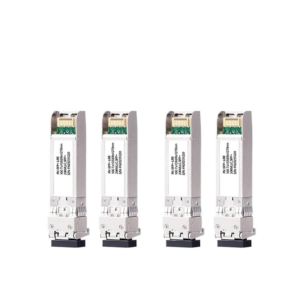 QBDJHWBT 10G SFP+ Simplex LC Optical Fiber 20km Single Mode(2 Pair 20 KM)