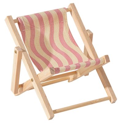 DOITOOL Beach Chair Decor Cell Phone Stand Wooden Ornaments Home Decor Accessory