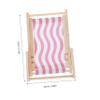 DOITOOL Beach Chair Decor Cell Phone Stand Wooden Ornaments Home Decor Accessory view 2