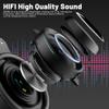 JINSERTA Cat Ear Bluetooth Headphones for Kids, Wireless 3D Cat Capsule Headsets for Kids Foldable Stereo Girls Over-Ear Headphones, RGB Light, Noise Cancelling Mic for Gaming/Traveling/Music view 3