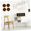 4pcs Aluminium Alloy Amplifier Feet Isolation Feet Pads Detachable Rubber Ring view 4