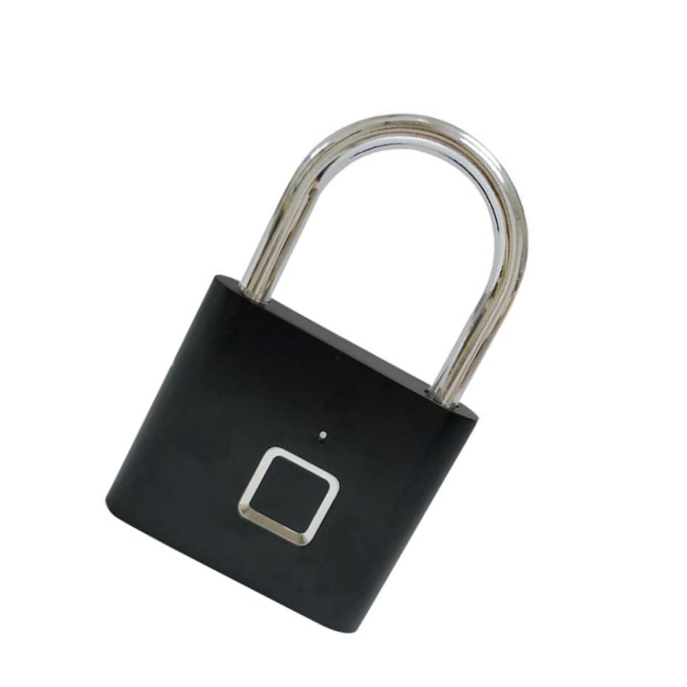 WHAMVOX Professional Padlock Fingerprint for Suitcase Bike Office Easy Operation Rechargeable