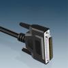 DB44 Connection Line, Male To Female Extension Line 3 Rows 44 Pin Data Line Programmer Signal Line Pure Copper(2m,Male to female) view 4