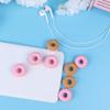 Veemoon 10pcs Silicone Donut USB Cable Organizer Cute Data Cable Storage Manager Portable Earphone Reel Winder Turtle Cord Dispenser Cord Organizer Box Silicone Rubber Spool (Pink) view 3