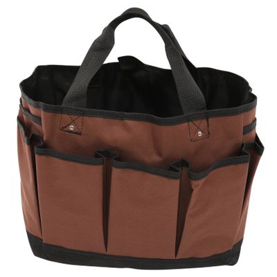 Angoily Gardening Tool Storage Bag Portable Tote for Garden Tools Multi-Pocket Organizer Comfortable Handle and Stable Design