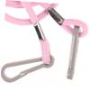 balacoo Ski Glove Lanyard Gloves Lanyard Ropes Camera Lanyards Winter Glove Rope Glove Leash Cord Mittens Lanyard Clip Ins Mittens Rope for Goalkeeper Nylon Safety Clip Pink, 104.00X0.50X0.50CM view 4