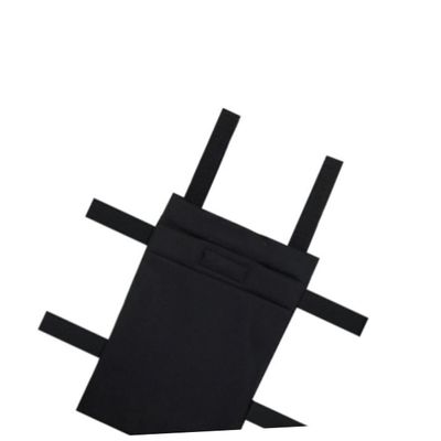 FRCOLOR Handsfree Underarm Storage Pouch for Crutches Ergonomic Portable Accessory Straps for Home and Outdoor Use Spacious Design for Personal Items Black