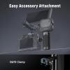 NEEWER Lightweight NATO Side Handle, Camera Cage Rig Handle with Contoured Silicone Grip, NATO Clamp, 1/4" Threads, Cold Shoe, Vertical Adjustment, Compatible with SmallRig NEEWER Cage, CA068H view 2