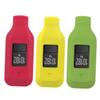 OSALADI 3pcs Silicone Replacement Wristband Holder Clips for Smart Wristband Covers Green Yellow and Red Comfortable Easy Wear Design for Boy Girl and Adults view 1