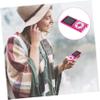 Homoyoyo Mp3 Music Player Portable Music Player Mp3 Cd Video Cd s Portable Photo Viewer Mp4 Mp4 with Playback USB Student Number Pink view 3