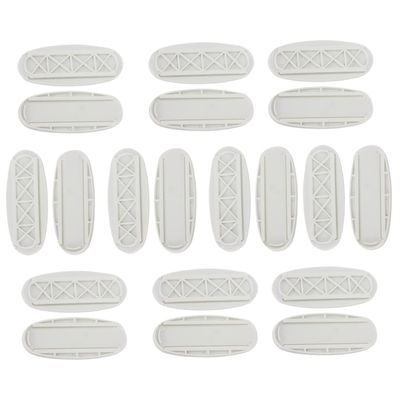 Homoyoyo 10pcs Self-Adhesive Wall-Mounted Socket Fixator for Power Strip Cable Organizers and Remote Holders Easy Installation Space-Saving for Use