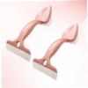minkissy 2pcs Double-Headed Tile Cleaning Brush Bathroom Floor Glass Scraper for Bathroom Toilet Cleaning view 4