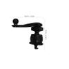 SOLUSTRE 1pc Car Air Vent Phone Holder Rotating Long Arm and Easy to Install Mobile Bracket for Vehicle Use Compatible Phones Black view 2