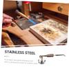 DOITOOL Rebounding Clip Tweezers Jewelry Making Tool Nonslip Precision Tweezers for Facial Hair Removal view 4
