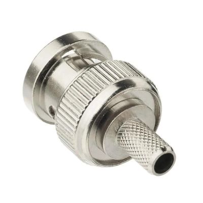 10pcs/lot BNC Male Crimp Type Connector for CCTV Systems Female Coupler Connector BNC RG58/RG59/RG6 Wholesale (Color : RG60-10PCS)
