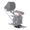 DirectNine Basics Nitze PB14 15mm LWS Baseplate with ARRI Dovetail Clamp, for DSLR Camera Shoulder Support Stabilizer Rig BMPCC 6K Pro Cage, for Nitze T-B01A Cage, blak view 3