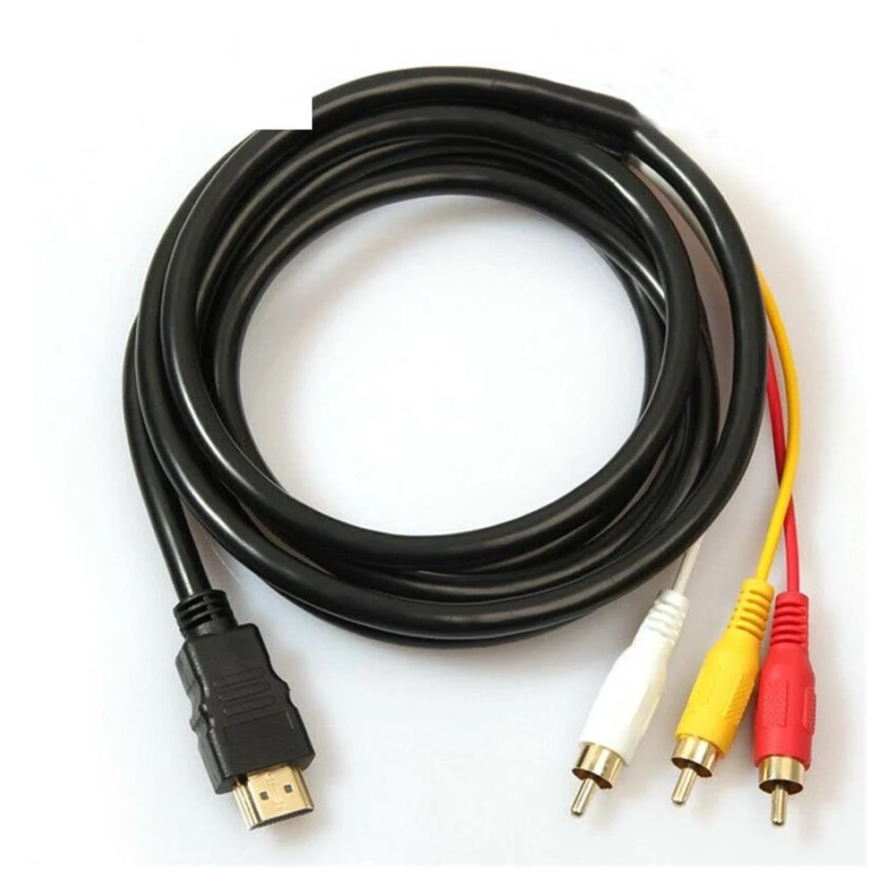 5Ft Video Audio Converter Component AV Adapter Cable, WANGZC001