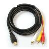 5Ft Video Audio Converter Component AV Adapter Cable, WANGZC001 view 1