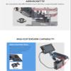 DirectNine Basics Nitze Lil Stinger NATO Handle ARRI Rosette Handle with N40C Cold Shoe and N64-G Rosette Mount PA28M-CK for Camera Rigs, blak view 4
