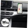 Angoily Cute Car Phone Holder Air Vent Clip Mount Abs Rhinestone Adjustable Car Windshield Accessory view 2